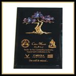 Black Glass Cypress Tree Award