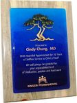 9x12 Eco Plaque with Cypress Tree